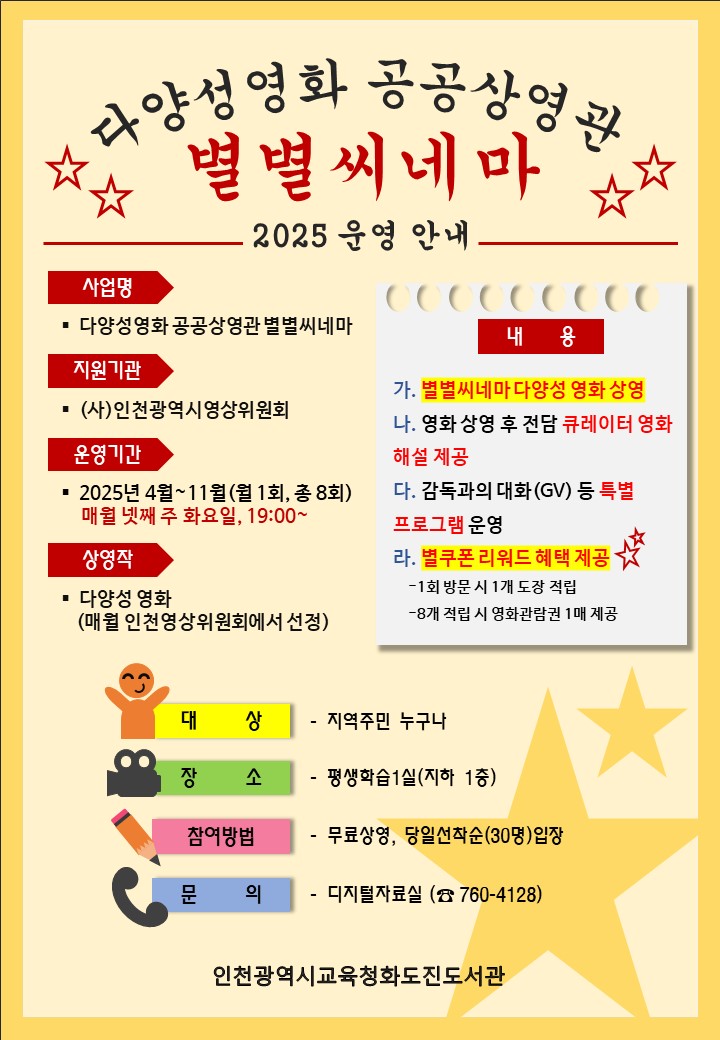 2025년 다양성영화 공공상영관 